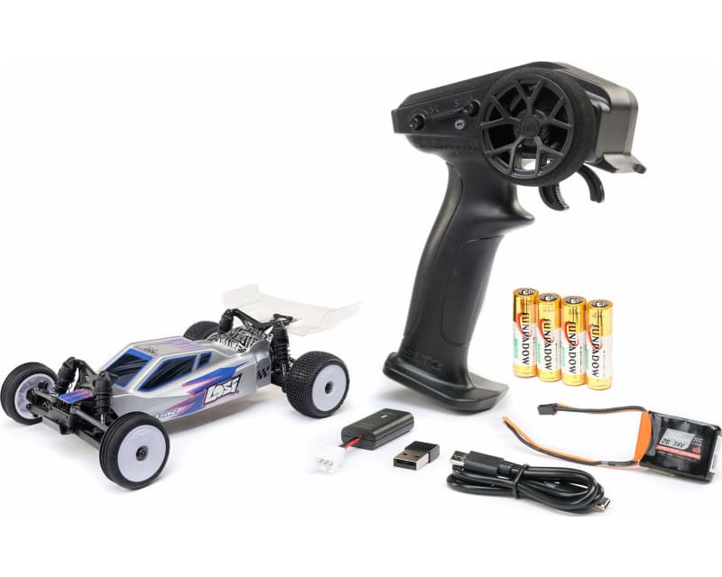 Micro-B 2WD Buggy Silver RTR