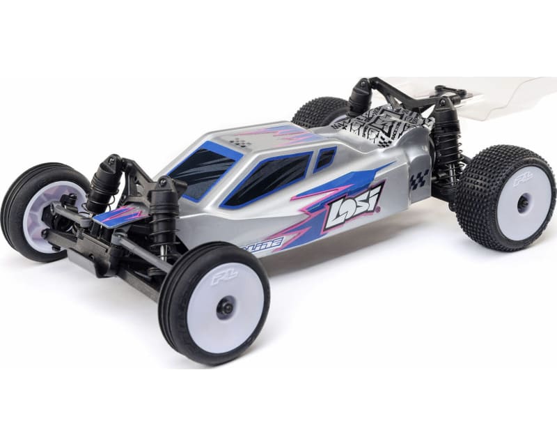 Micro-B 2WD Buggy Silver RTR