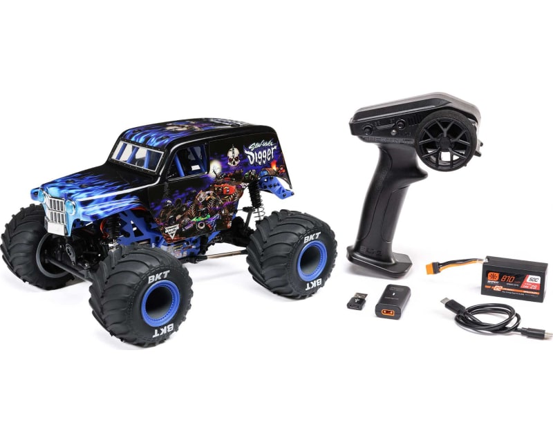 1/18 Mini LMT Son Uva Digger 2S 4X4 RTR Brushed Monster Truck Ba