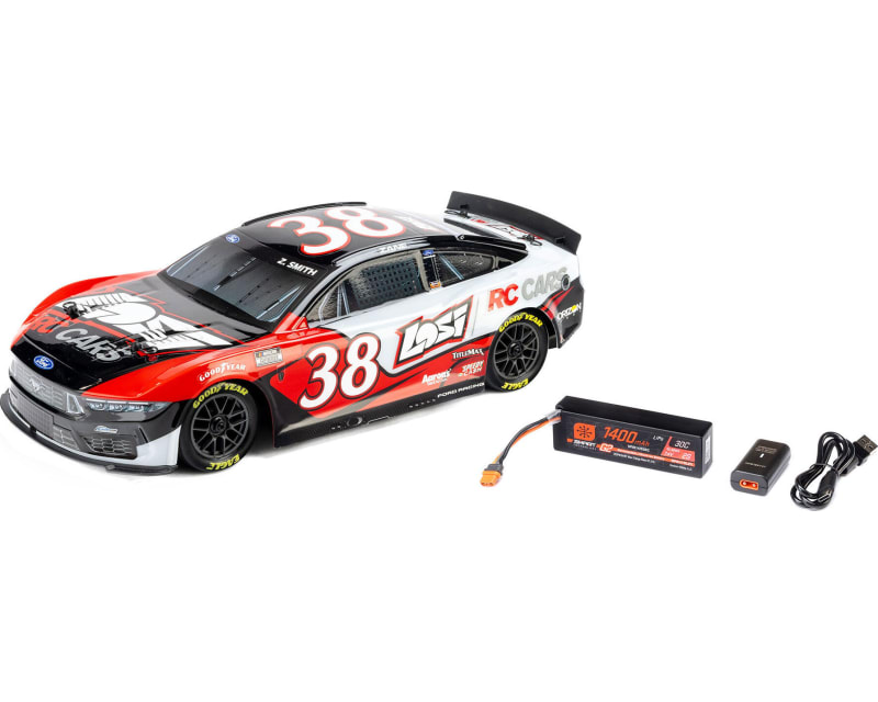1/12 NASCAR RC Race Car Zane Smith No. 38 2026 Losi Ford Mustang