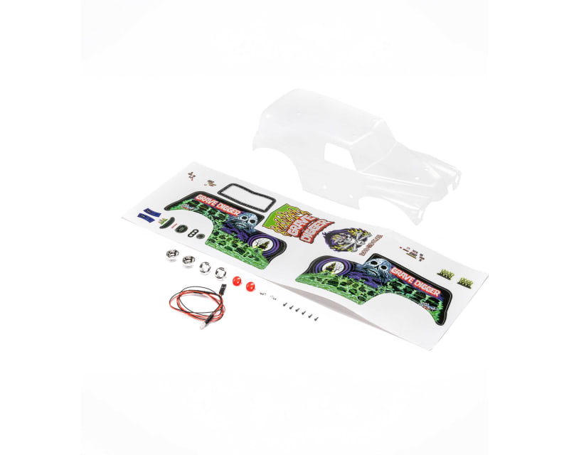 Body Set Grave Digger Clear: Mini LMT