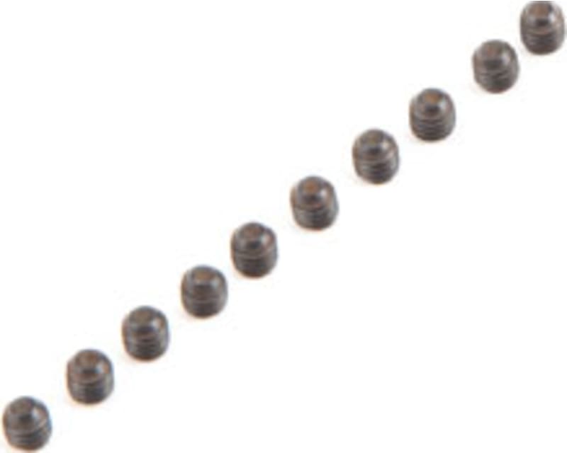 Set Screws M3 x 3mm Cup Point 10