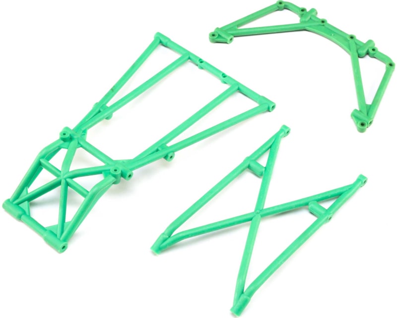 Rear Cage and Hoop Bars Green: LMT