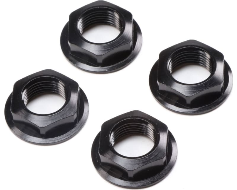 17mm Flanged Wheel Nut Black 4 : Super Rock Rey