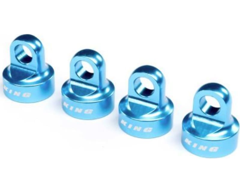 Shock Cap Set Aluminum King Blue: SBR 2.0 (2)