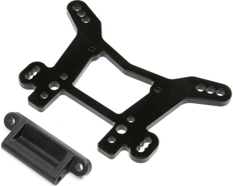 Shock Tower Rear Black AL: DBXL-E 2.0