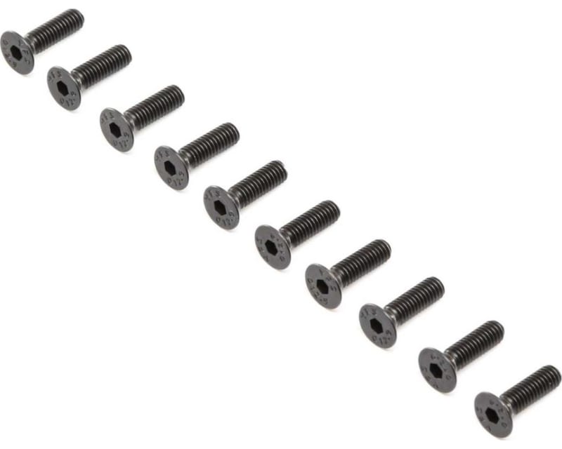 Flat Head Screws Stl BO M4 x 14mm 10