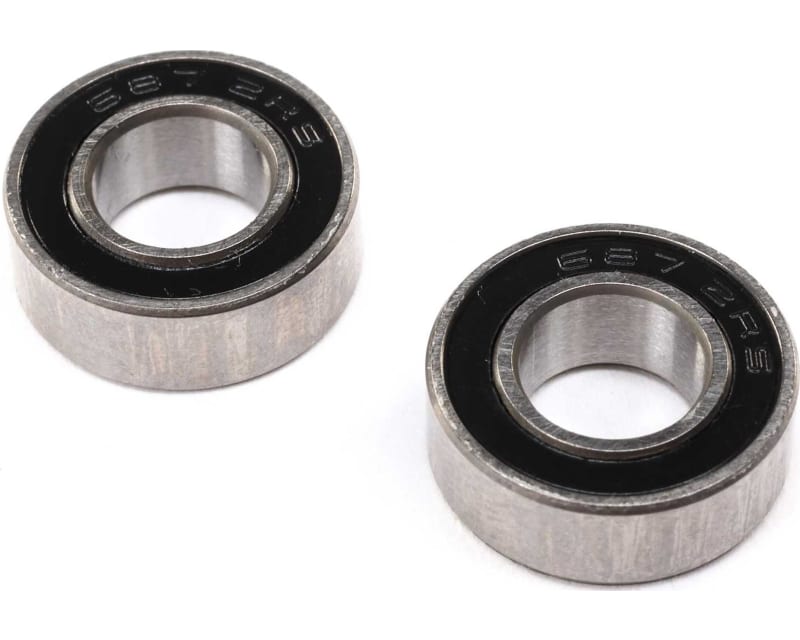 7 x 14 x 5mm Ball Bearing Rubber Sealed 2