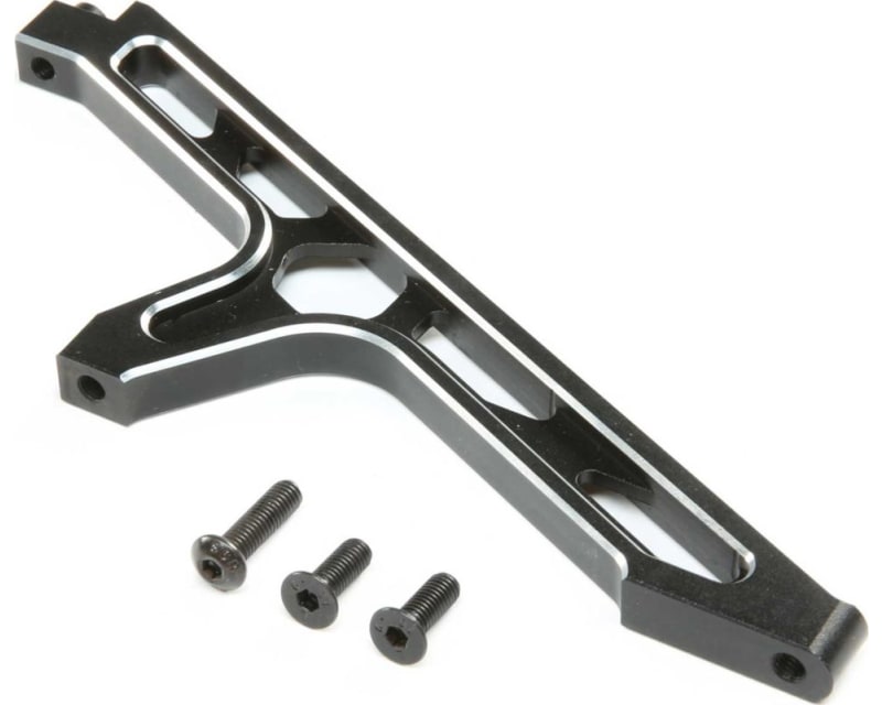 Chassis Brace Front Aluminum Black: DBXL-E 2.0