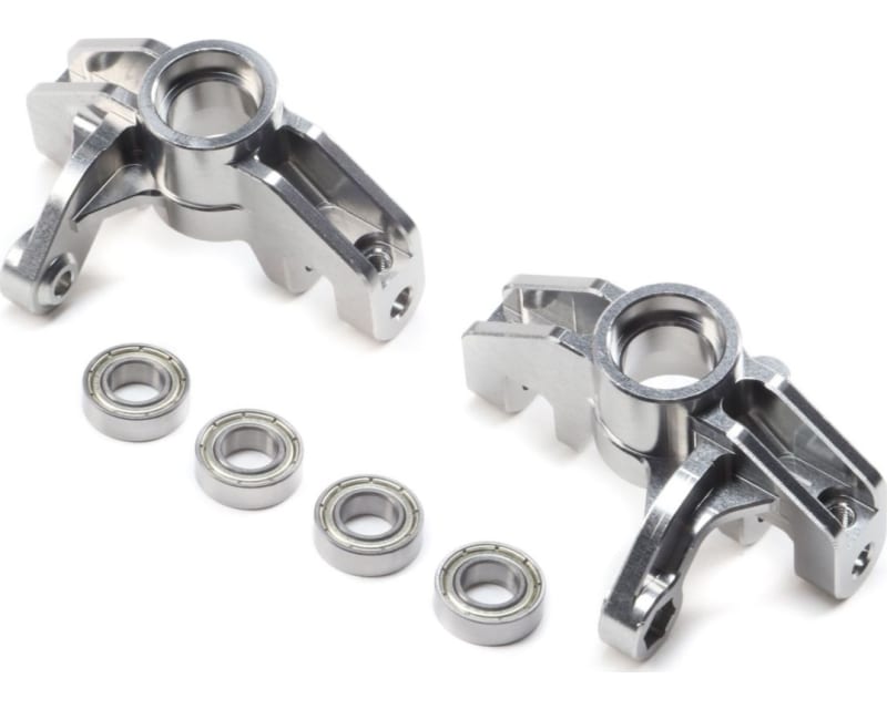 Front Spindle Set Aluminum L/R : Super Rock Rey