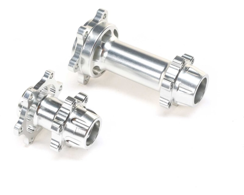 Aluminum Hub Set Machined Silver : PM-MX/SM