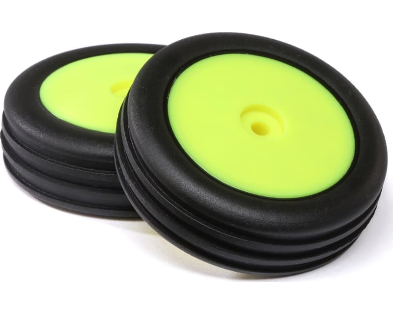 Wide Body Rib Front Mntd Tires Yellow 2 : Mini B
