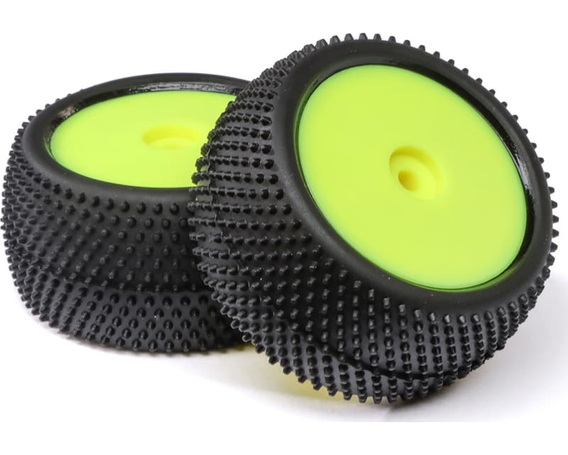 Big Shot Rear Mounted Tires Yellow 2 : Mini B