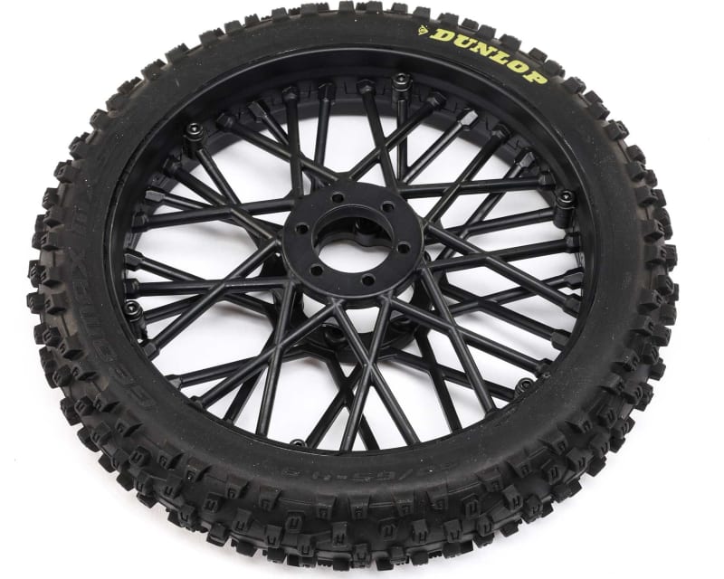 Dunlop MX53 Front Tire Mounted Black: PM-MX