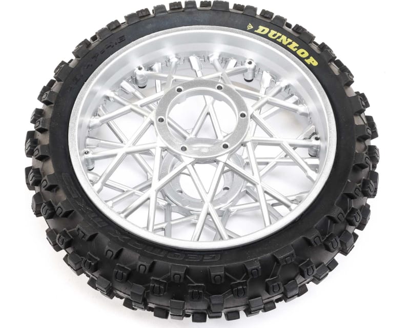Dunlop MX53 Rear Tire Mounted Chrome: PM-MX