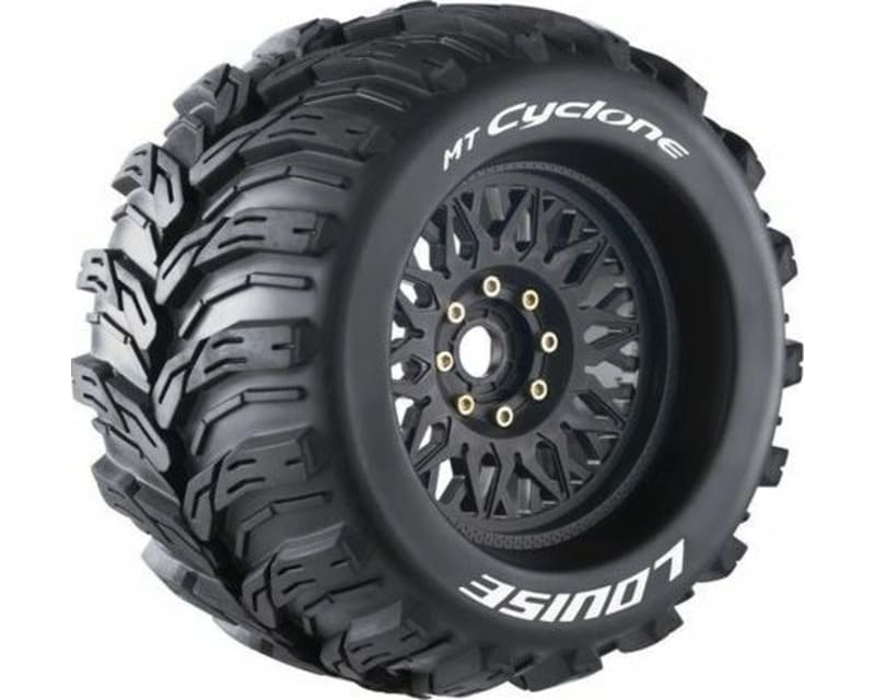 Mt-Cyclone Sport 1/8 Monster Truck Tires 0 & 1/2 Offset 17mm R