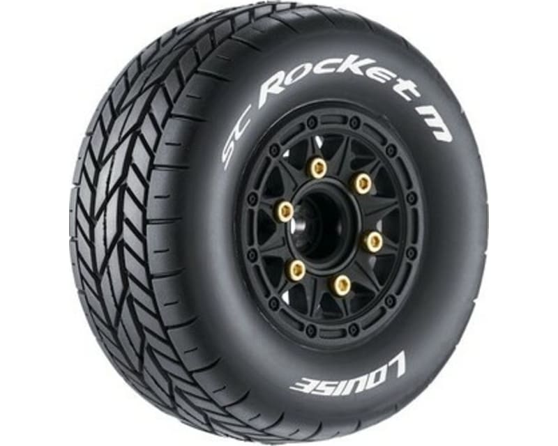 Sc-Rocket M Oval Track 1:10 Short Course Tires Super Soft 12  photo