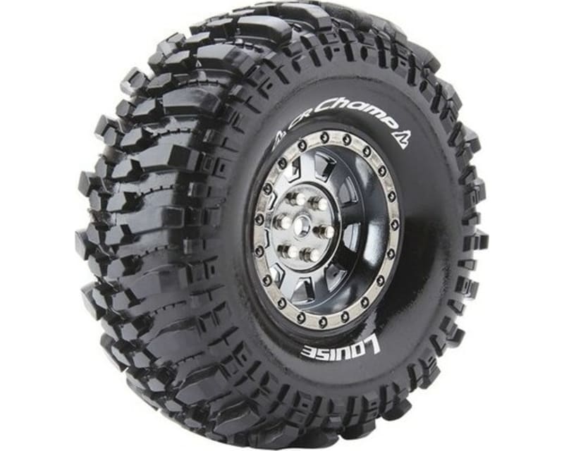 Cr-Champ 1:10 1.9 Crawler Tires 12mm Hex Super Soft Mounted O