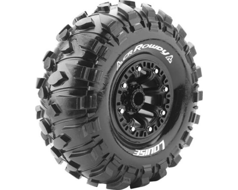 Cr-Rowdy 1:10 2.2 Crawler Tires 12mm Hex Super Soft Mounted O