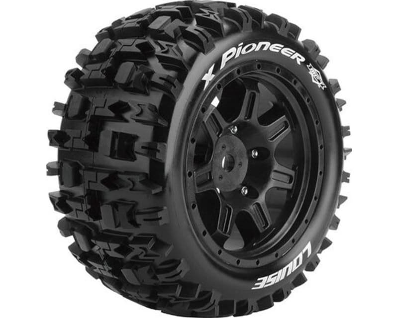 Tap to zoom Mft X-Pioneer Sport Monster Truck Tires 24mm Hex Mounted On Bl