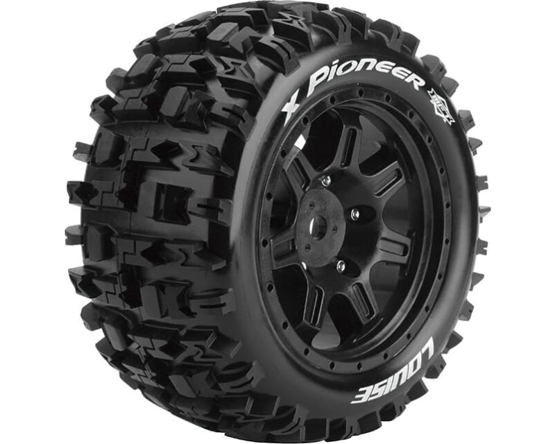 Mft X-Pioneer Sport Monster Truck Tires 24mm Hex Mounted On Bl