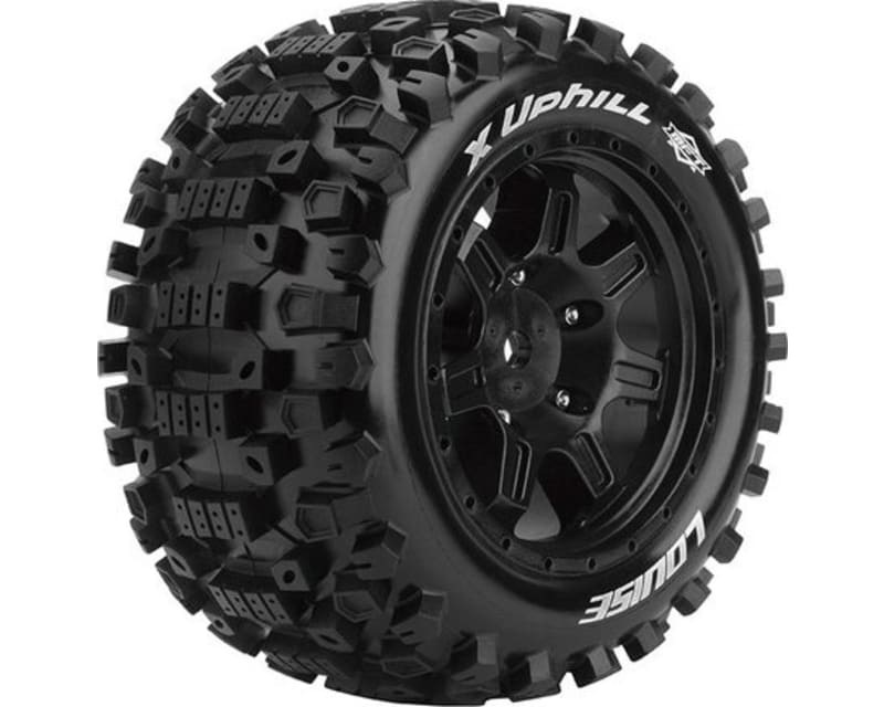 Mft X-Uphill Sport Monster Truck Tires 24mm Hex Mounted On Bla
