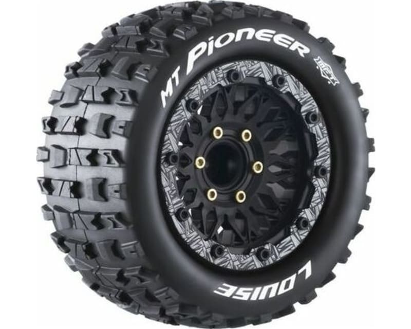 Mft Mt-Pioneer Soft 1:10 Monster Truck Tires 12 14 17mm Remov