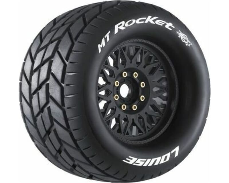 Tap to zoom Mft Mt-Rocket Sport 1/8 Monster Truck Tires 17mm Hex 0 & 1/2 O