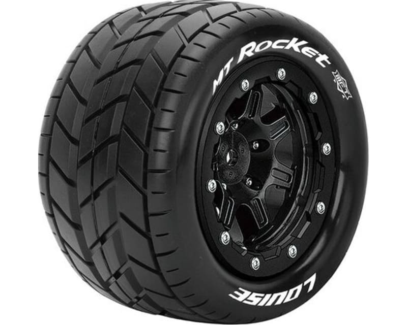 Mft Mt-Rocket 1:10 Monster Truck Tires 1/2 Offset 17mm 2pk