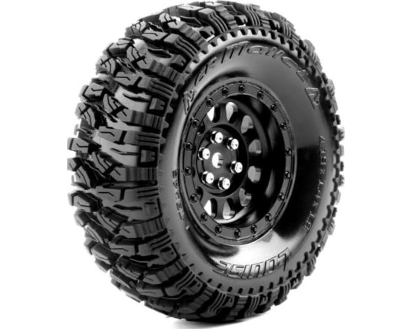 Cr-Mallet 1:10 1.9 Crawler Class 1 Tires 12mm Hex On Black Rim