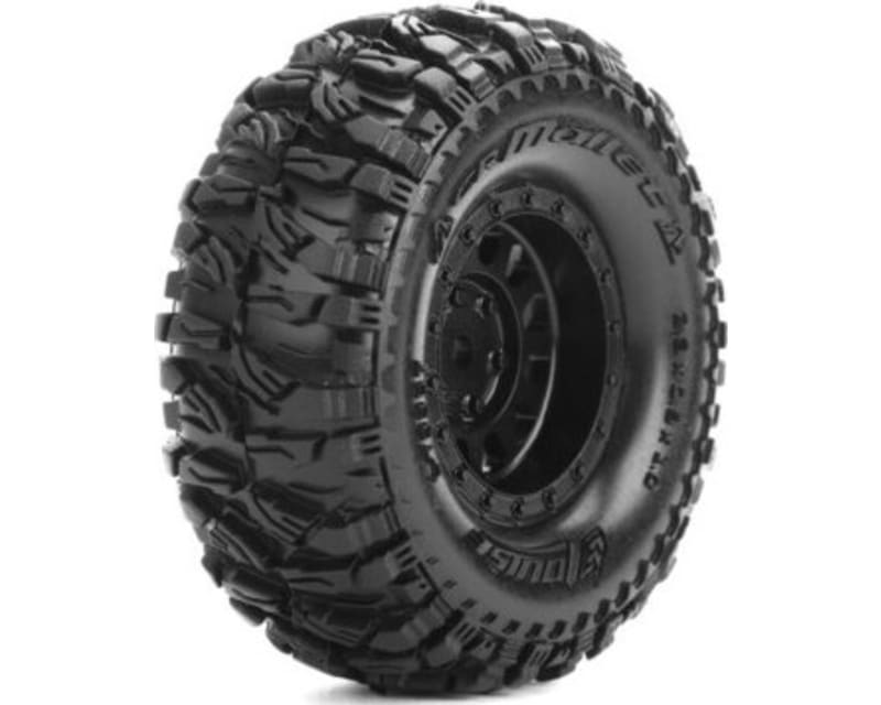 Cr-Mallet 1/18 1/24 1.0 Crawler Tires (2) 7mm Hex Super Soft Mou