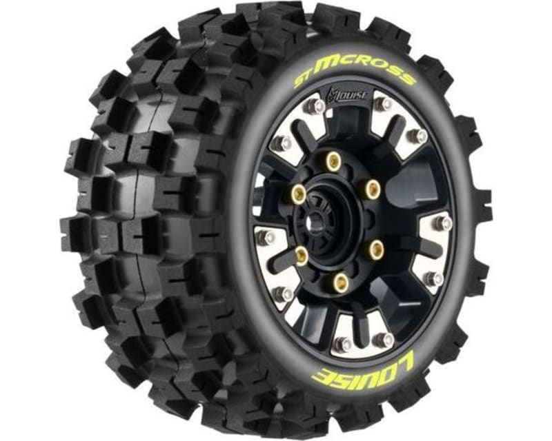 St-Mcross Soft Mounted Tires 0 & 1/2 Offset Removable Hex 12