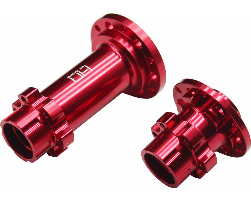 Tap to zoom CNC Aluminum Hub Set Red: PM-MX