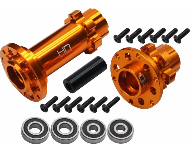 CNC Aluminum Hub Set Gold: fits Losi Promoto-MX photo