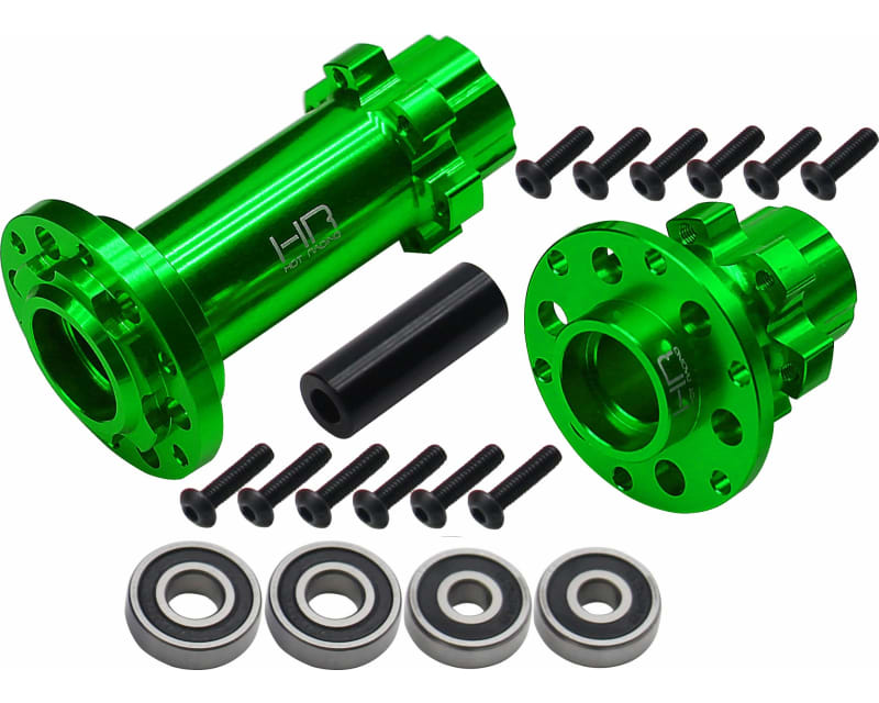 CNC Aluminum Hub Set Green: PM-MX