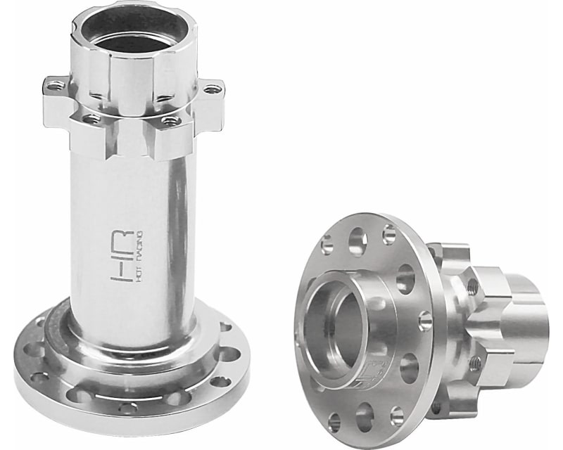 CNC Aluminum Hub Set Silver: PM-MX