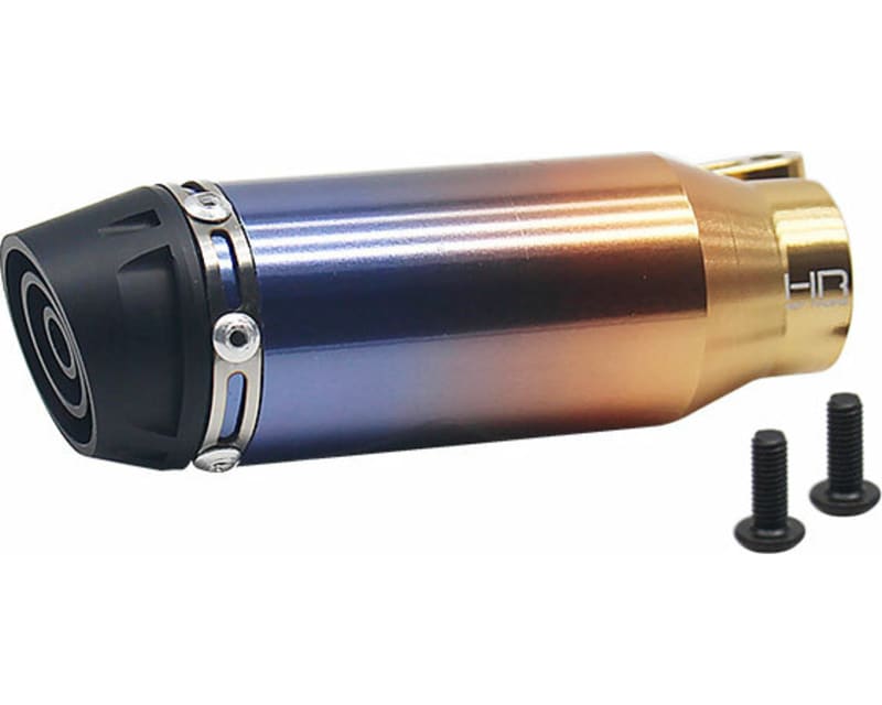 Tap to zoom 1/4 scale RCT Titanium Look Pipe PM-MX