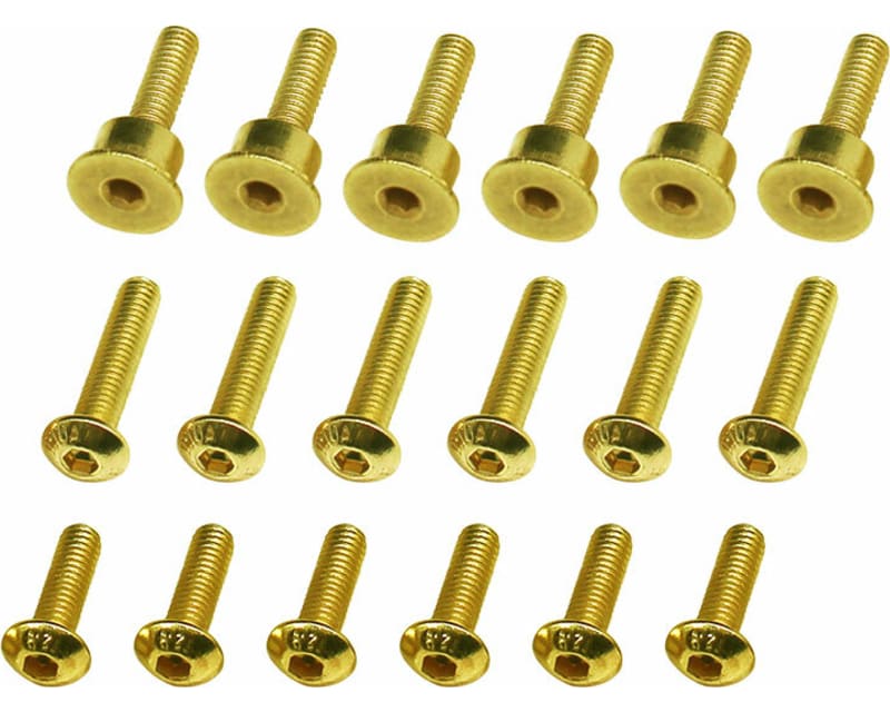 Gold Brake Disk Screw Set PM-MX