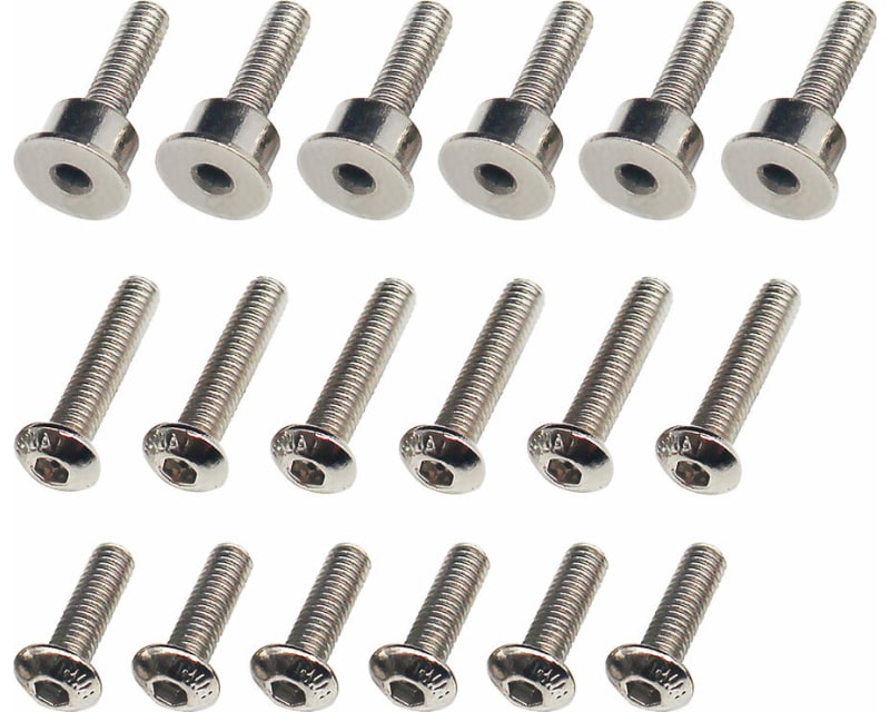 Chrome Brake Disk Screw Set PM-MX