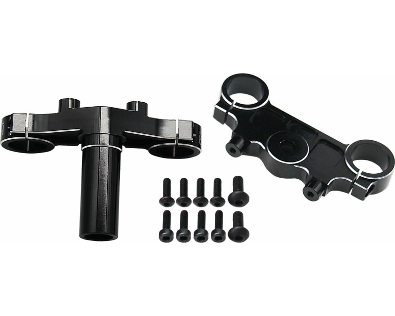 Black Aluminum Triple Clamp upgrade Set fits Losi Promoto MX