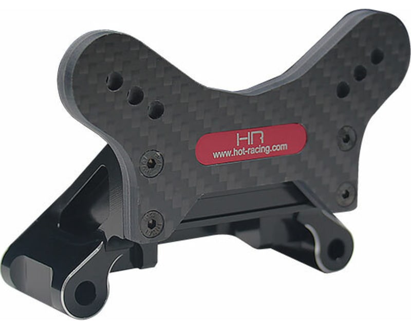 Aluminum & Cf Front Shock Tower & Arm Mount Losi Super Baja Rey
