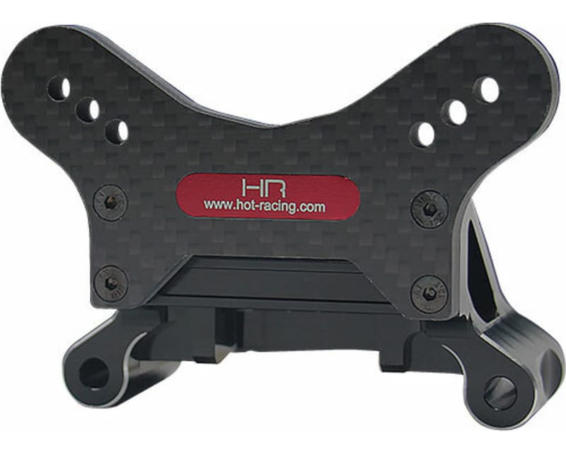 Aluminum & Cf Front Shock Tower & Arm Mount Losi Super Baja Rey