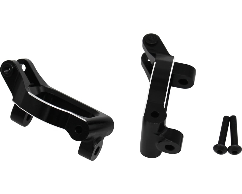 Black Aluminum Front C-Hub Set - Super Rock Rey