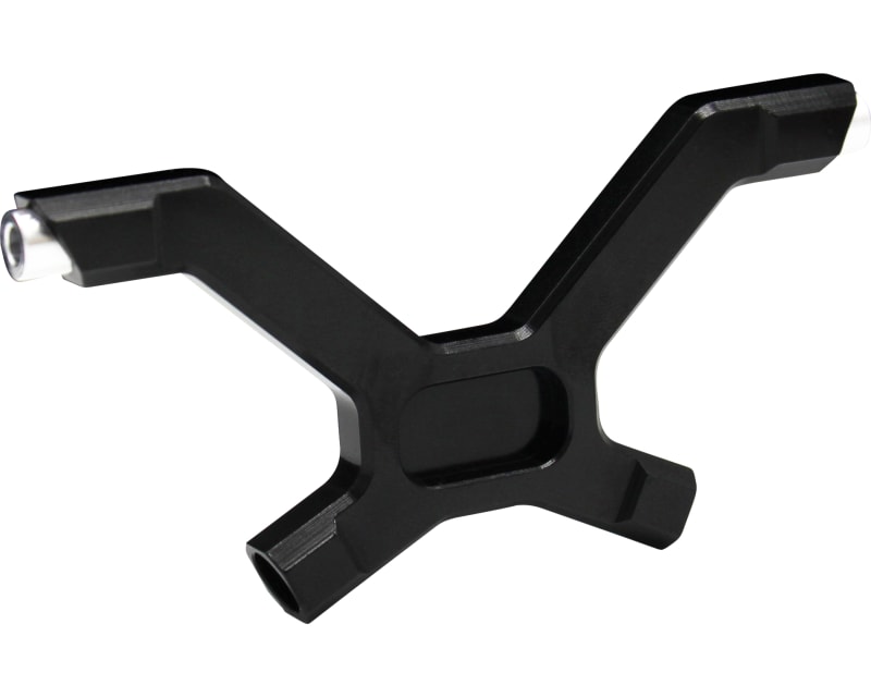 Tap to zoom Black Aluminum Shock Tower Brace Super Rock Rey