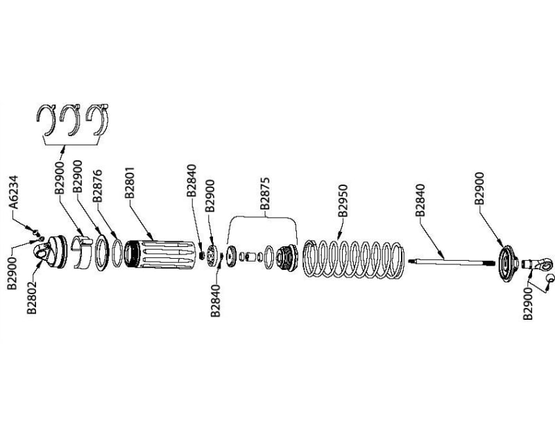 Turnbuckle Set w/End 93mm (2): LST LST2 AFT MGB
