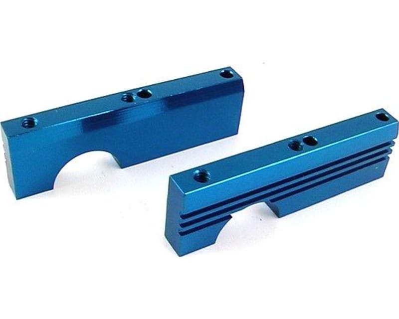 Blue alum. engine mount
