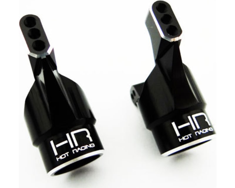 Black Aluminum Rear Knuckles LaTrax Rally Teton