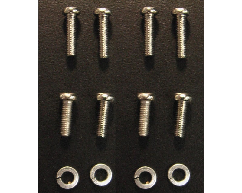 Mounting screw set with lock washer