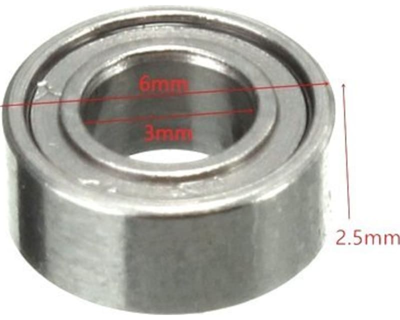 3x6x2.5mm Ball Bearing (4)