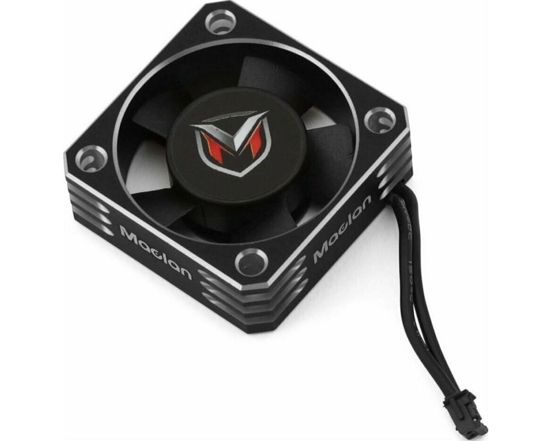 30mm Aluminum V2 Hurricane Hv Fan (Black/Silver)